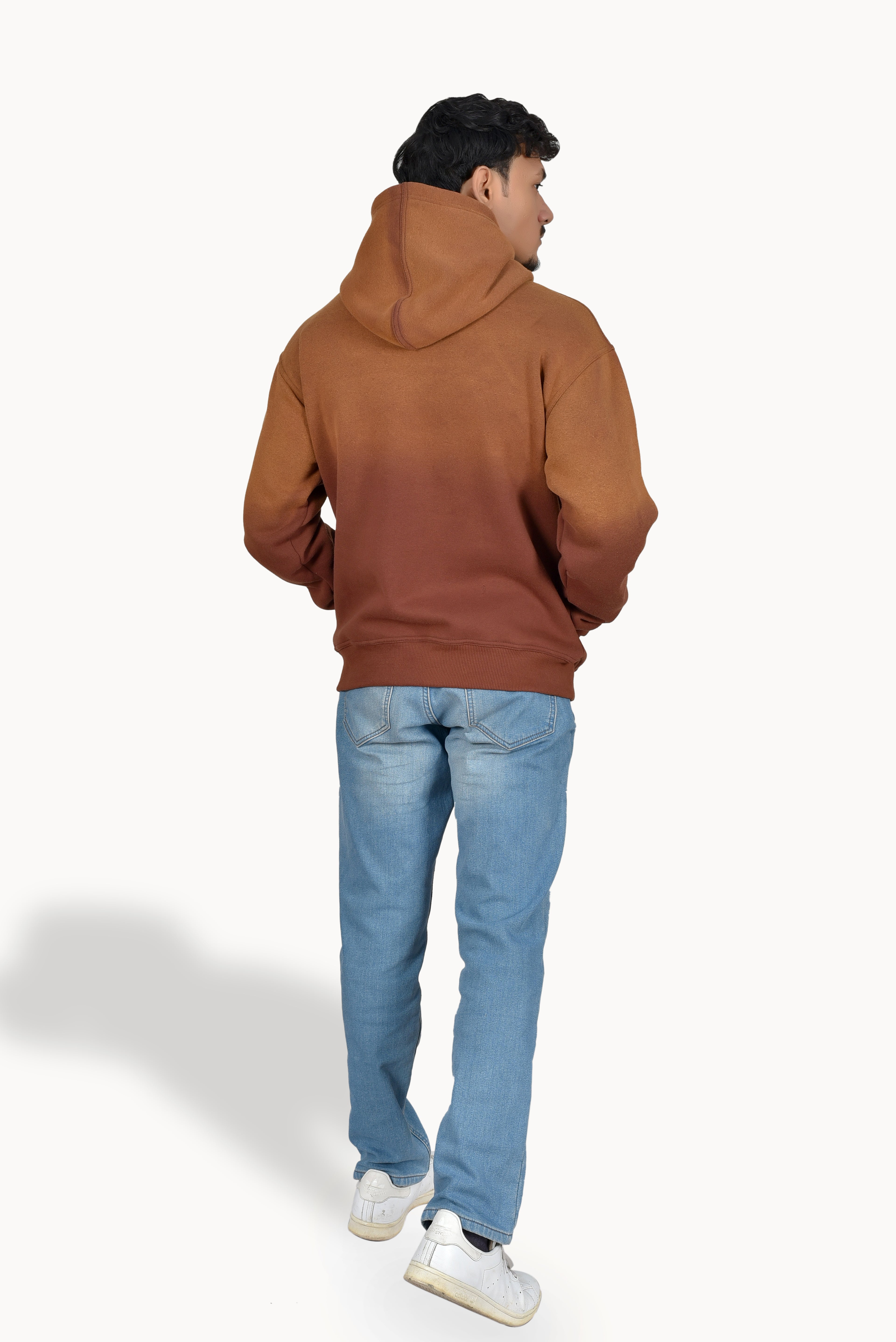Brown Sunfade Washed Hoodie