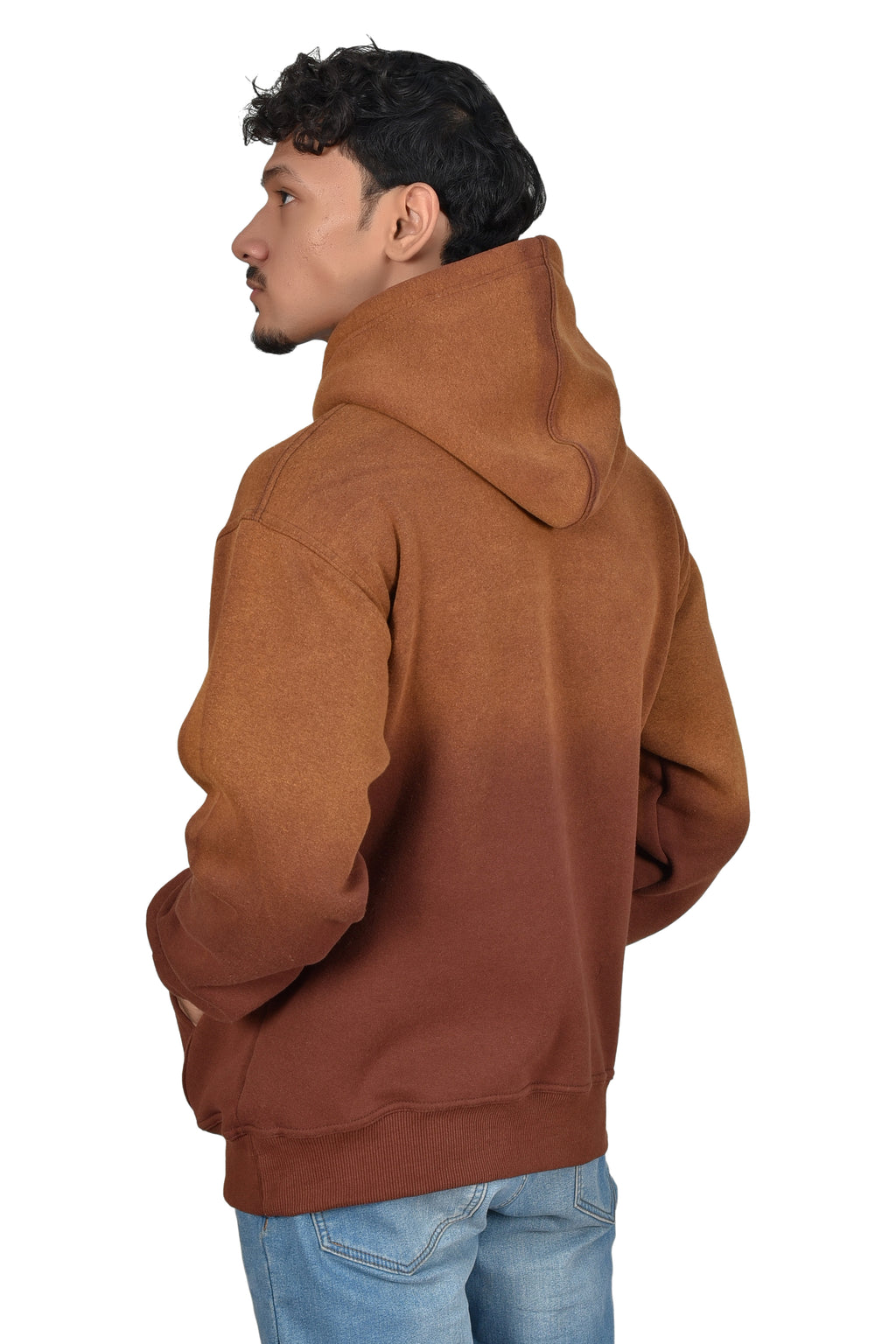 Brown Sunfade Washed Hoodie